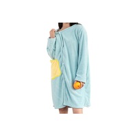 Absorbent Wearable Hooded Surf Poncho Quick-Dry Blanket Towels For Swiming Surfing Aquatics-Blue