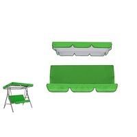 Durable Garden Swing Seat Canopy Replacement Waterproof Swing Top Cover Furniture-Green