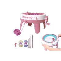 Knitting Machine 40 Needles Smart Weaving Round Loom with Row Counter