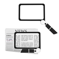 Large 5X Magnifying Glass with Light with 3 Modes