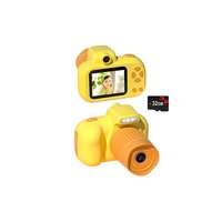 Multifunctional Kids Camera Digital Camera for Kids with 32GB Memory Card Camera for Christmas Birthday Festival Gift-Yellow