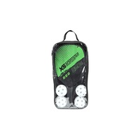Pickleball Paddles Set with 4 Pickleball Balls and Carry Bag-Green