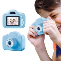 Camera HD Dual Digital Video Recorder Christmas Birthday Electronic Gifts-Blue