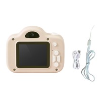 Toy Kids Dual Camera HD Action Camera Digital Camera with Video Recorder-Yellow