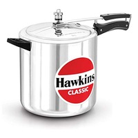 Hawkins Classic Aluminum Pressure Cooker 12 Litres - Silver - CL12