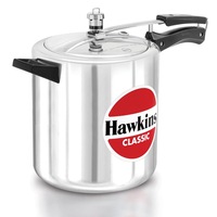HAWKINS Classic CL8T 8-Litres Aluminum Pressure Cooker,Silver