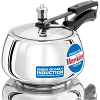 Hawkins Contura Stainless Steel Pressure Cooker, 3.0 Liter Capacity