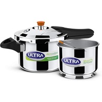 Ultra Duracook Diet Stainless Steel Outer Lid Pressure Cooker, 3 liter