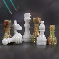 Chess Figures - White & Green