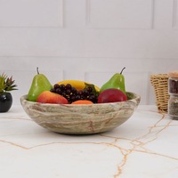 Elegant 30cm Marble Fruit Bowl Perfect blend of style and utility for any kitchen
