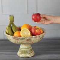 Elegant Marble Fruit Bowl Stand - Perfect for Any Home