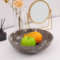Elegant Marble Fruit Bowl Without Stand for Every Occasion