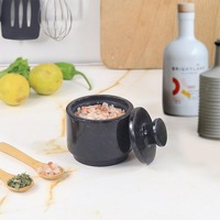 Elegant Marble Salt Cellar for Quick, Stylish Access to Spices