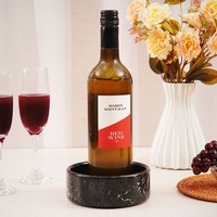 Elevate Your Wine Experience with Our Marble Wine Bottle Coasters