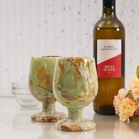 Indulge in Exquisite Elegance with Our Marble Wine Glasses Collection