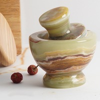 Large Marble Mortar & Pestle Set for Efficient Grinding