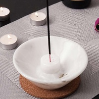 Premium Marble Palo Santo Incense Holder - Elegant & Functional Decor