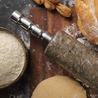 Premium Marble Rolling Pin Effortless Rolling, Non-Stick, Elegant Design