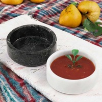 Refined Marble Sauce Cups Set Elegant Serving Accessories