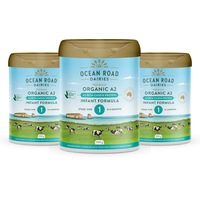 Ocean Road Dairies A2 Organic Infant Formula Stage 1 (0-6 Mths) 900g 3-Pack