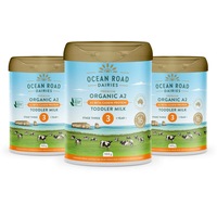 Ocean Road Dairies A2 Organic Toddler Milk Stage 3 (12+Mths) 900g 3-Pack