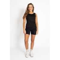 Chantel High Neck Tank - Black