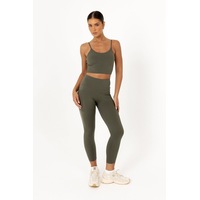 Premium 7/8th Length Leggings - Olive