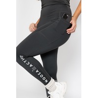 Premium Full Length Leggings - Forest Green