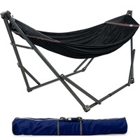 Original Collapsible Hammock with Stand, Black