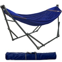 Original Collapsible Hammock with Stand, Blue