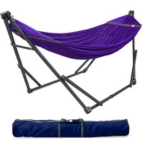 Original Collapsible Hammock with Stand, Purple