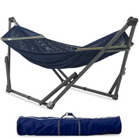 Uniki Collapsible Camping Hammock Stand, Aegean