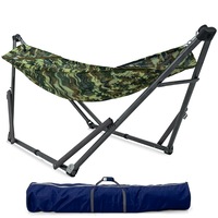 Uniki Collapsible Camping Hammock Stand, Camo