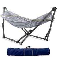 Uniki Collapsible Camping Hammock Stand, Grey