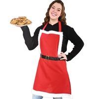 Christmas Mrs Claus Fabric Novelty Apron