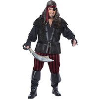 Shipwrecked Pirate Mens Plus Size Costume