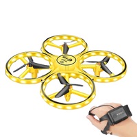 2024 New RC Mini Quadcopter Induction Drone with Smart Watch Remote Control and Gesture Sensing for Kids
