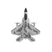 Fixed Wing 2.4G 4 Channel Kid Boy Gift BM16 for F22 Raptor RC Glider Plane Toy EPP Foam Remote Control Airplane