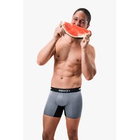 Men's Grey Bamboo Boxer Brief