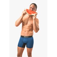 Men's Light Blue Bamboo Boxer Brief