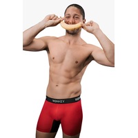 Men's Red Bamboo Boxer Brief. Free delivery included!