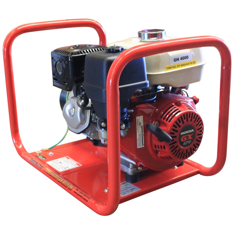 4.5kVA HondaPetrol Generator Recoil Honda Australia