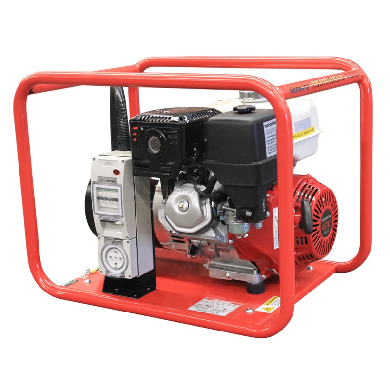 6.0kVA Honda Generator Recoil/Key Start Three Phase Honda Australia