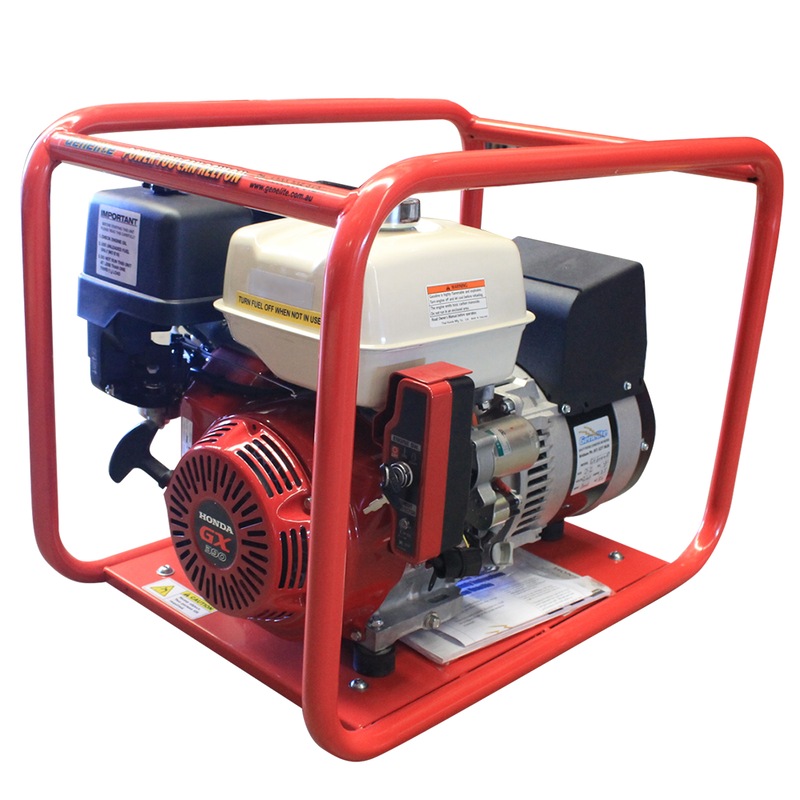 8.0kVA Honda Generator Electric Start Single Phase Honda Australia