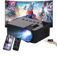 1080P Portable Pocket Mini Projector LED 4k Party Theater Home Cinema Wireless