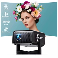 5G WiFi Bluetooth 12000 Lumen 4K Mini LED Projector Android HDMI Home Theater