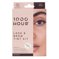 1000 Hour Plant Based Eyelash & Brow Dye Kit Dark Brown