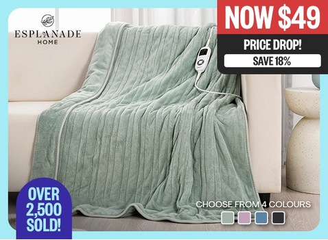 Esplanade Home Heated Throws